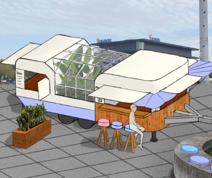 Mobile Coffee Kiosk - View 1