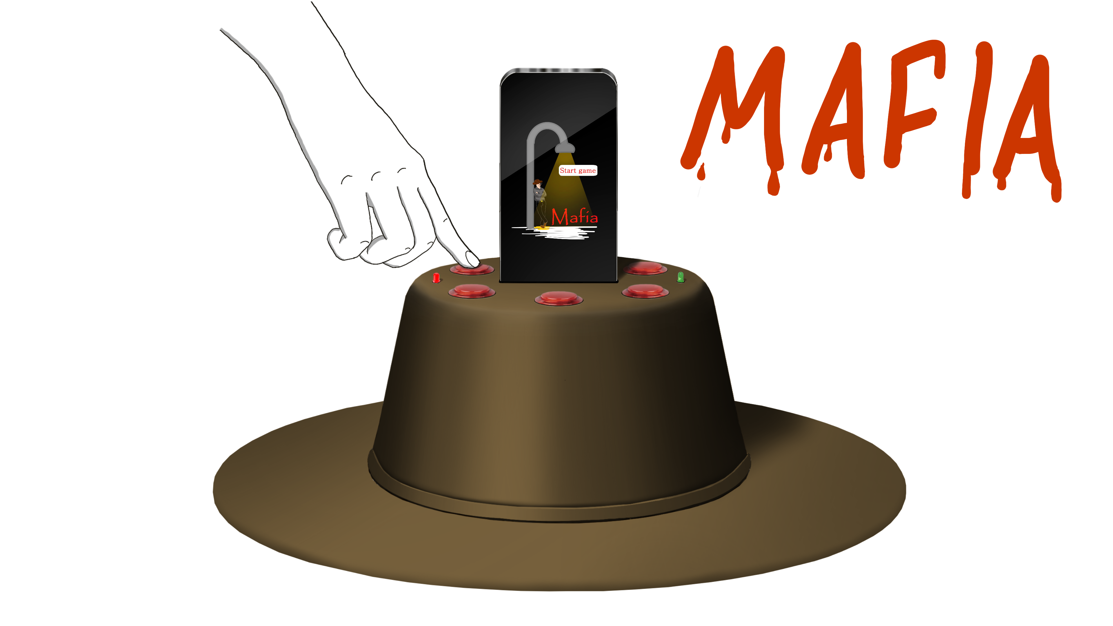 Smart Mafia Hat - View 1